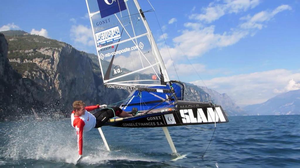 Euro Cup Act 6/SLAM Velociteck International Moth Italian Open Championship 2013 © Elena Giolai