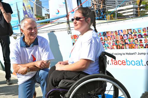  Malcolm launches faceboat campaign for Sailors with disabilities © Deb Jeffreys