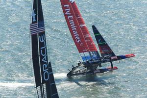 14/09/2013 - San Francisco (USA,CA) - 34th America's Cup - ORACLE Team USA vs Emirates Team New Zealand, Race Day 5 photo copyright ACEA - Photo Gilles Martin-Raget http://photo.americascup.com/ taken at  and featuring the  class