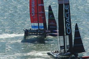 14/09/2013 - San Francisco (USA,CA) - 34th America's Cup - ORACLE Team USA vs Emirates Team New Zealand, Race Day 5 photo copyright ACEA - Photo Gilles Martin-Raget http://photo.americascup.com/ taken at  and featuring the  class