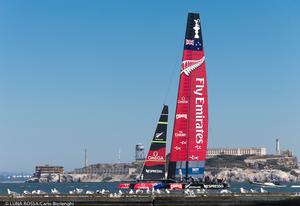 San Francisco,
34th AMERICA&rsquo;S CUP
America&rsquo;s Cup Final
Emirates Team New Zealand
 photo copyright Luna Rossa Challenge S.L. 2007 www.lunarossachallenge.com taken at  and featuring the  class