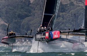 San Francisco,
34th AMERICA&rsquo;S CUP
America&rsquo;s Cup Final
Emirates Team New Zealand Oracle Team USA
 photo copyright Luna Rossa Challenge S.L. 2007 www.lunarossachallenge.com taken at  and featuring the  class