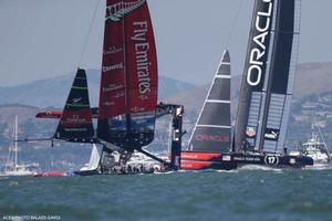 14/09/2013 - San Francisco (USA,CA) - 34th America's Cup - ORACLE Team USA vs Emirates Team New Zealand, Race Day 5 photo copyright  ACEA / Photo Balazs Gardi http://www.americascup.com/ taken at  and featuring the  class