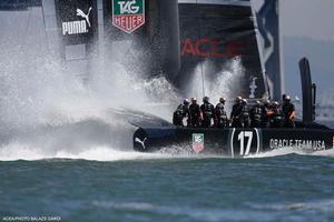 14/09/2013 - San Francisco (USA,CA) - 34th America's Cup - ORACLE Team USA vs Emirates Team New Zealand, Race Day 5 photo copyright  ACEA / Photo Balazs Gardi http://www.americascup.com/ taken at  and featuring the  class