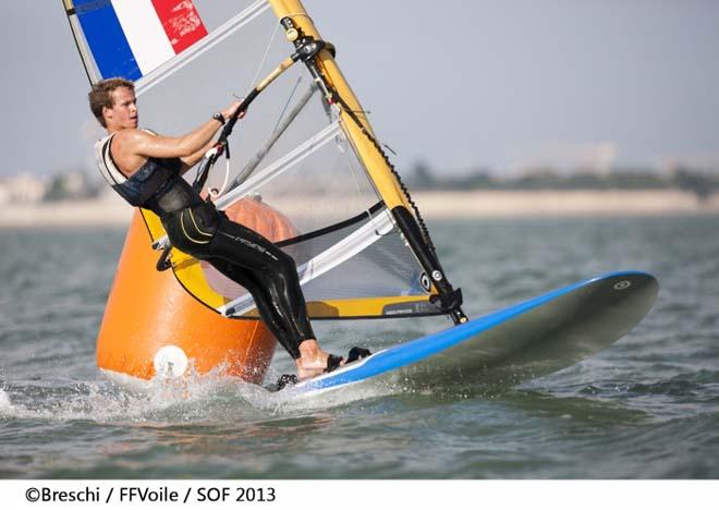 Louis Giard, Men’s RS:X - 2013 Semaine Olympique Francais ©  Breschi / FFVoile / SOF 2013 http://sof.ffvoile.com/