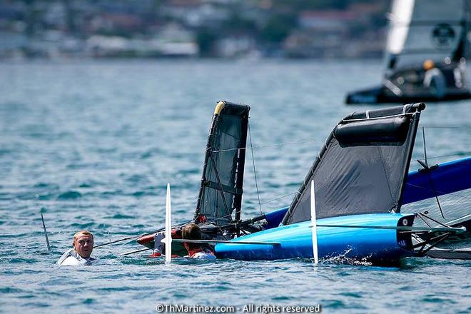  - Day 3 - 2013 Moth Worlds, Hawaii © Thierry Martinez/International Moth Class http://www.moth-sailing.org