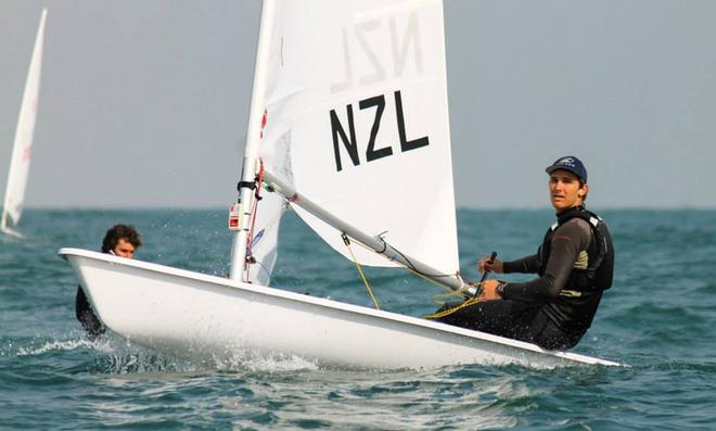 Thomas Saunders Mens Laser - 2014 ISAF World Cup, Qingdao October 2013 © Yachting New Zealand
