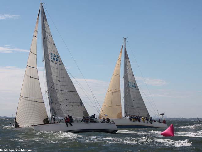 The J/44 Class at the 2013 Intercollegiate Offshore Regatta © McMichaelYachts.com http://www.mcmichaelyachtbrokers.com/