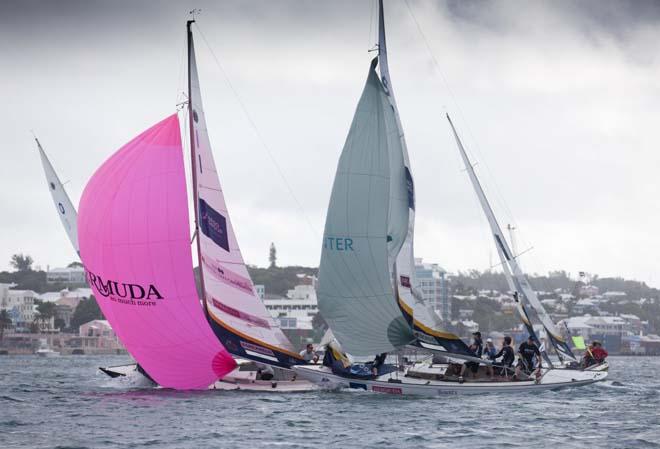Team Alpari FX at the Argo Group Gold Cup, Bermuda, part of the Alpari World Match Racing Tour.<br />
 ©  OnEdition / WMRT http://wmrt.com/