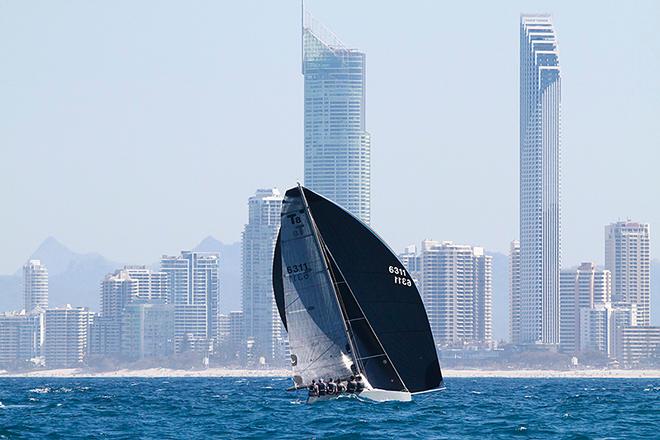 Zippier in perfect sailing conditions off the Gold Coast - Australian Sports Boat Association QLD Titles 2013 © Teri Dodds http://www.teridodds.com