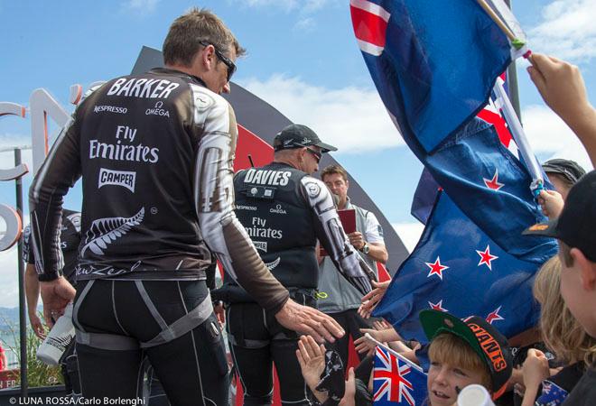 San Francisco, 34th America’s Cup Final - Emirates Team New Zealand skipper Dean Barker © Carlo Borlenghi/Luna Rossa http://www.lunarossachallenge.com