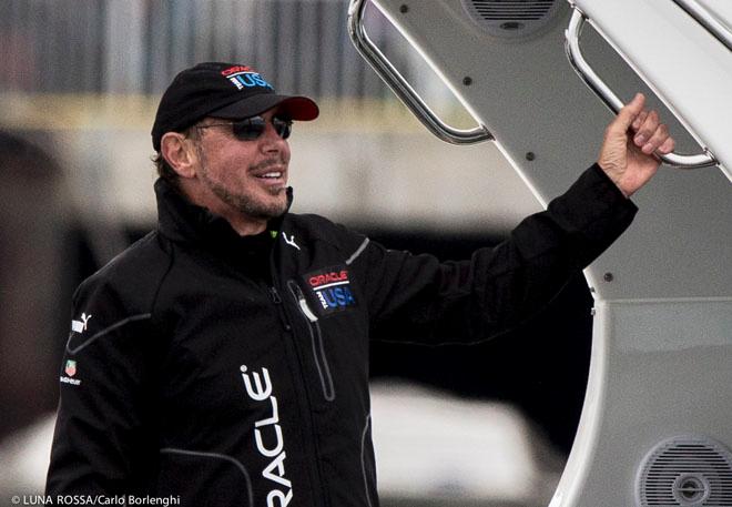  Oracle Team USA  CEO Larry Ellison © Carlo Borlenghi/Luna Rossa http://www.lunarossachallenge.com