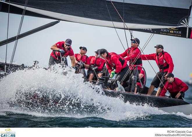 Steve Howe at the helm of Katusha at the RC44 Cascais Cup © MartinezStudio.es