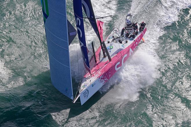 October 4 2013 - Team SCA sailing trials in the English Channel © Rick Tomlinson/Volvo Ocean Race http://www.volvooceanrace.com