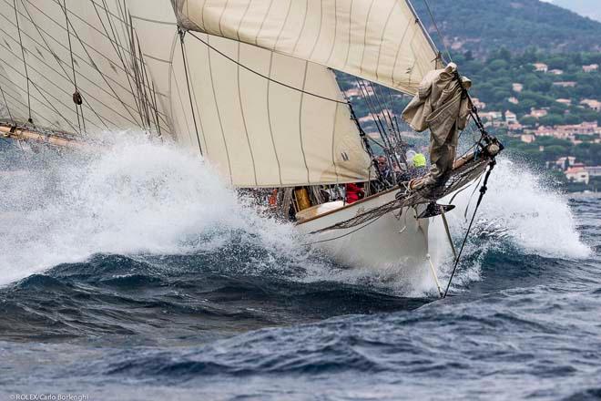 Challenge day Jean Laurain, Club 55 Cup. MOONBEAM III, Sail n: 88, Class: GTR, Type/Year: COTRE AURIQUE/1903, Designer: WILLIAM FIFE ©  Rolex / Carlo Borlenghi http://www.carloborlenghi.net