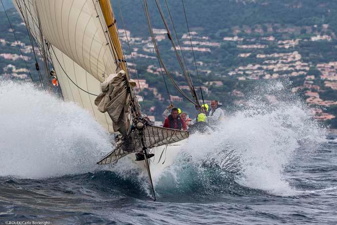 Challenge day Jean Laurain, Club 55 Cup. MOONBEAM III, Sail n: 88, Class: GTR, Type/Year: COTRE AURIQUE/1903, Designer: WILLIAM FIFE ©  Rolex / Carlo Borlenghi http://www.carloborlenghi.net