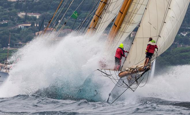 Challenge day Jean Laurain, Club 55 Cup. ALTAIR, Sail n: CAG, Class: GTR, Type/Year: GOELETTE AURIQUE/1931, Designer: WILLIAM FIFE ©  Rolex / Carlo Borlenghi http://www.carloborlenghi.net