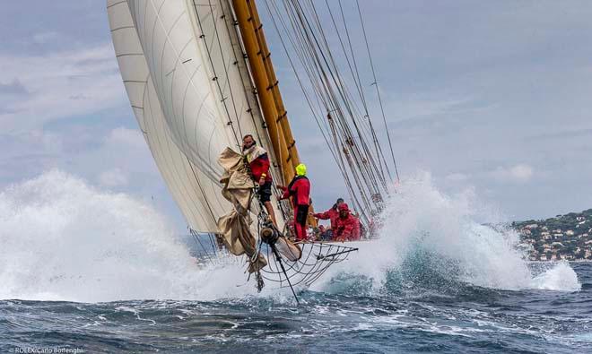 Challenge day Jean Laurain, Club 55 Cup. ALTAIR, Sail n: CAG, Class: GTR, Type/Year: GOELETTE AURIQUE/1931, Designer: WILLIAM FIFE ©  Rolex / Carlo Borlenghi http://www.carloborlenghi.net