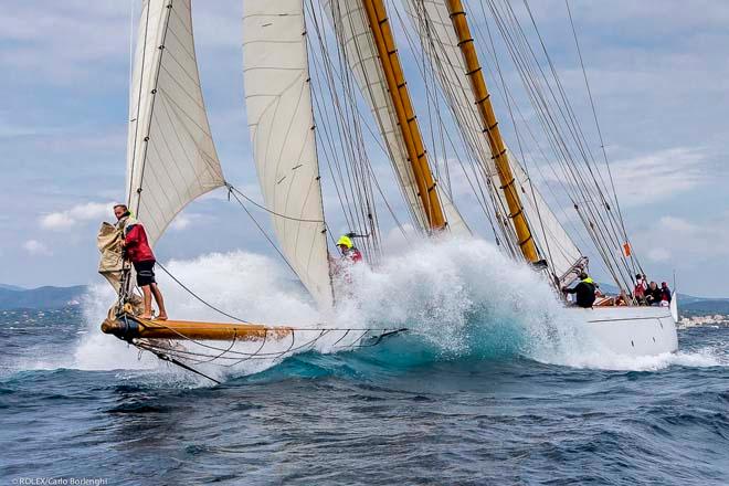 Challenge day Jean Laurain, Club 55 Cup. ALTAIR, Sail n: CAG, Class: GTR, Type/Year: GOELETTE AURIQUE/1931, Designer: WILLIAM FIFE ©  Rolex / Carlo Borlenghi http://www.carloborlenghi.net