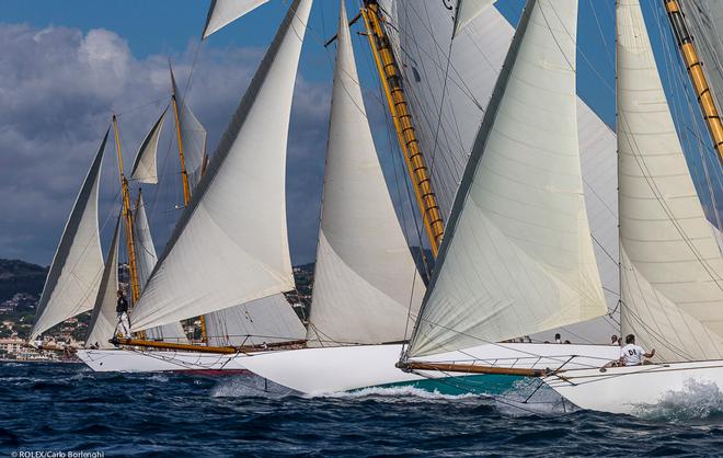 Racing Fleet at Les Voiles des Saint Tropez ©  Rolex / Carlo Borlenghi http://www.carloborlenghi.net