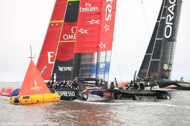 20/09/2013 - San Francisco (USA,CA) - 34th America’s Cup - OracleTeam USA vs Emirates Team New Zealand, Race Day 10 © ACEA - Photo Gilles Martin-Raget http://photo.americascup.com/