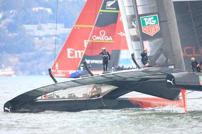 20/09/2013 - San Francisco (USA,CA) - 34th America’s Cup - Oracle Team USA vs Emirates Team New Zealand, Race Day 10 © ACEA - Photo Gilles Martin-Raget http://photo.americascup.com/