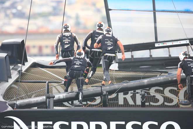 20/09/2013 - San Francisco (USA,CA) - 34th America’s Cup - Oracle Team USA vs Emirates Team New Zealand, Race Day 10 © ACEA - Photo Gilles Martin-Raget http://photo.americascup.com/