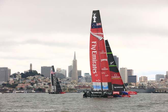 20/09/2013 - San Francisco (USA,CA) - 34th America’s Cup - Oracle Team USA vs Emirates Team New Zealand, Race Day 10 © ACEA - Photo Gilles Martin-Raget http://photo.americascup.com/