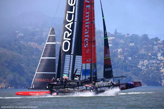 22/09/2013 - San Francisco (USA,CA) - 34th America’s Cup - Oracle Team USA vs Emirates Team New Zealand, Race Day 12 © ACEA - Photo Gilles Martin-Raget http://photo.americascup.com/