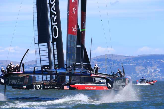 22/09/2013 - San Francisco (USA,CA) - 34th America's Cup - Oracle Team USA vs Emirates Team New Zealand, Race Day 12 © ACEA - Photo Gilles Martin-Raget http://photo.americascup.com/