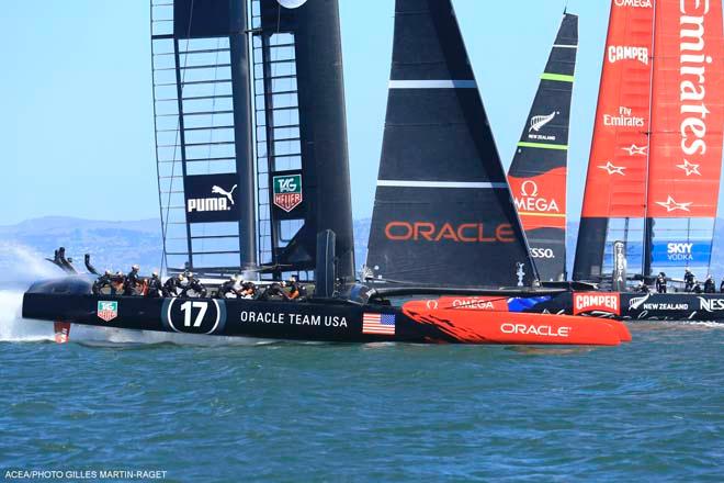 24/09/2013 - San Francisco (USA,CA) - 34th America’s Cup - Oracle Team USA vs Emirates Team New Zealand, Race Day 14 © ACEA - Photo Gilles Martin-Raget http://photo.americascup.com/