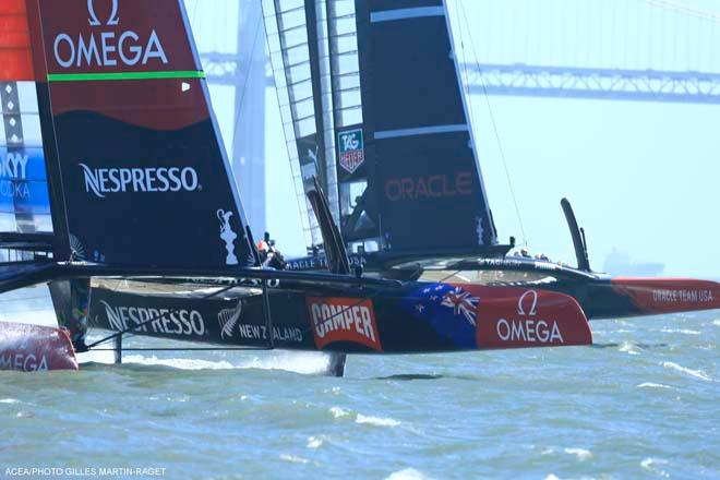 24/09/2013 - San Francisco (USA,CA) - 34th America’s Cup - Oracle Team USA vs Emirates Team New Zealand, Race Day 14 © ACEA - Photo Gilles Martin-Raget http://photo.americascup.com/