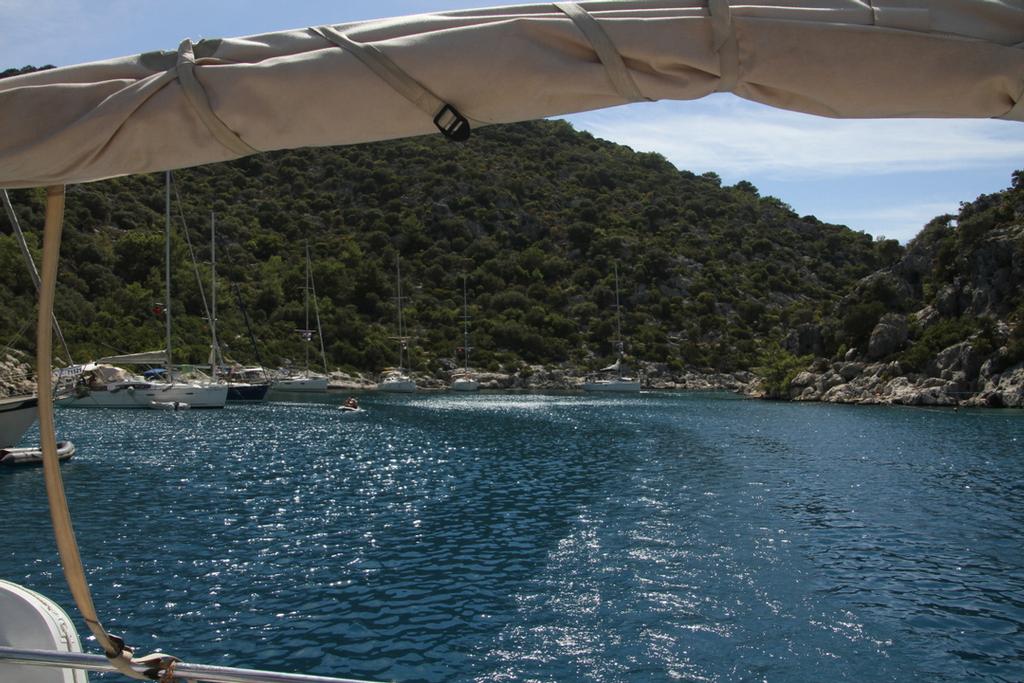 Karaloz is difficult to find but a great lunch and swim stop - Turkey Lycian Coast Rally photo copyright Maggie Joyce taken at  and featuring the  class