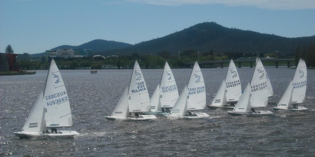 ACT FF Championship Start Race 8 - ACT Flying Fifteen Championship photo copyright CYC Media CYC Media taken at  and featuring the  class