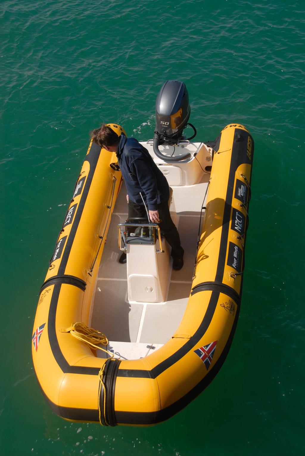 Lancer RL440 - Spacious deck space  © Charles Winstone