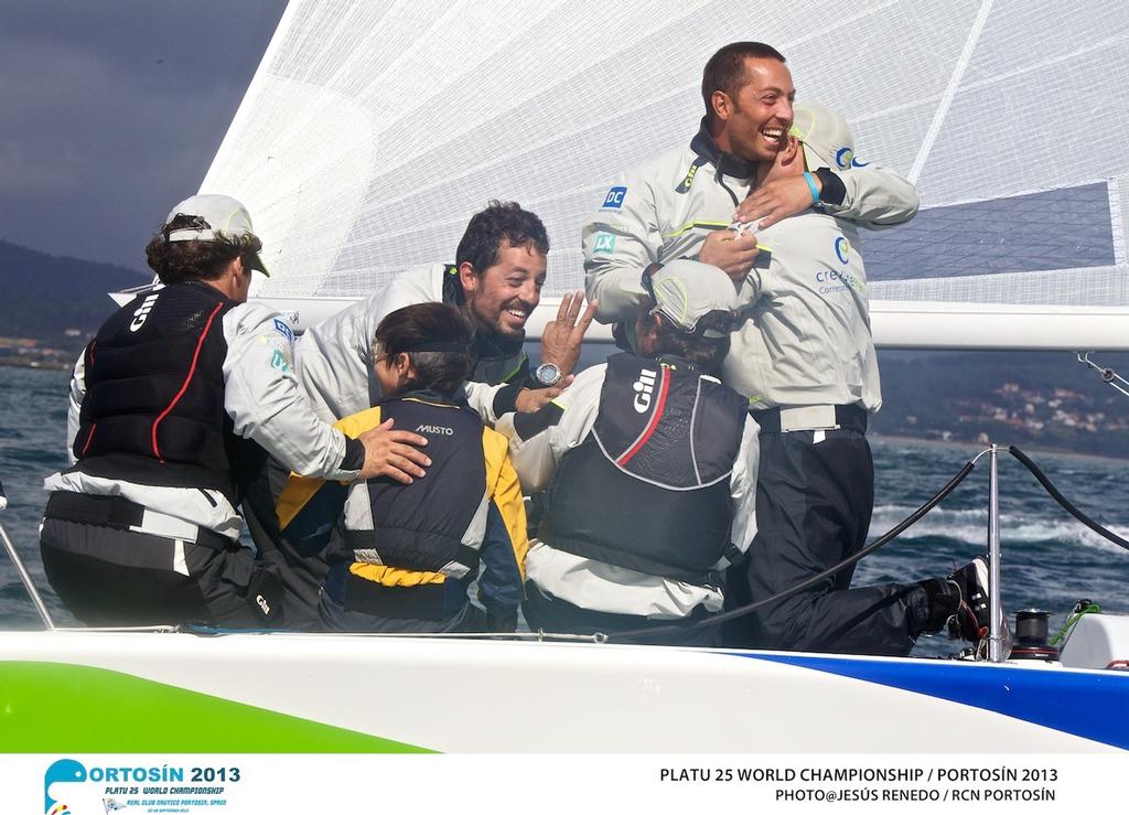 Platu 25 World Championships, Portosi­n, Galicia, Spain. ©  Jesus Renedo http://www.sailingstock.com