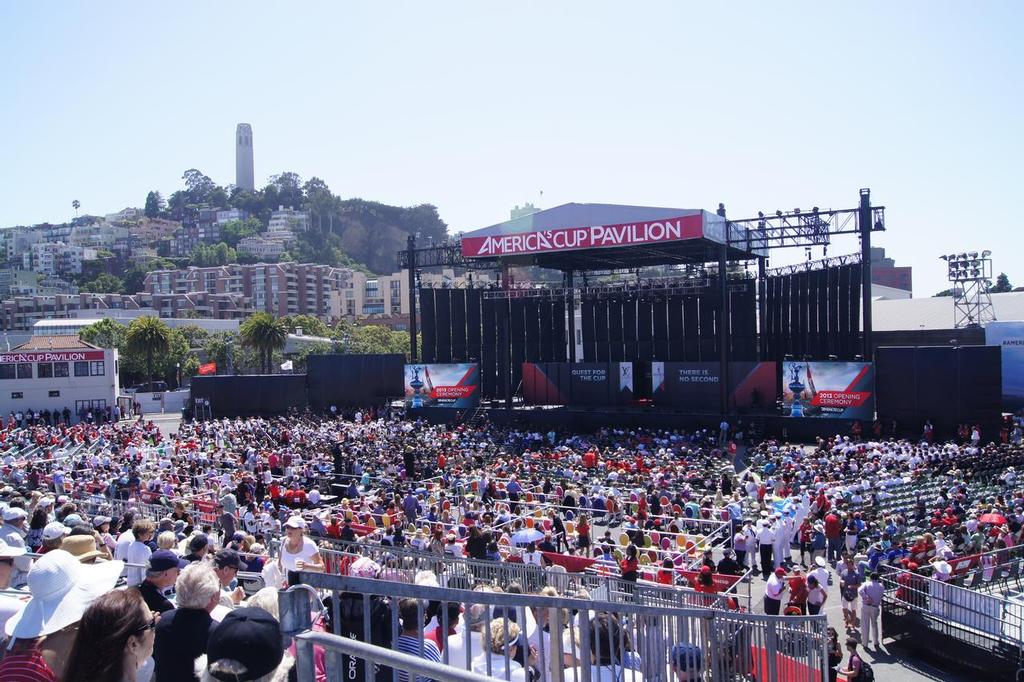 Americas Cup crowds photo copyright SW taken at  and featuring the  class