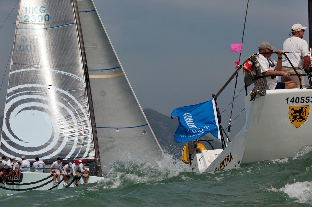 Race day 2 - bumpy from the first start to end of the third race photo copyright RHKYC / Guy Nowell taken at  and featuring the  class