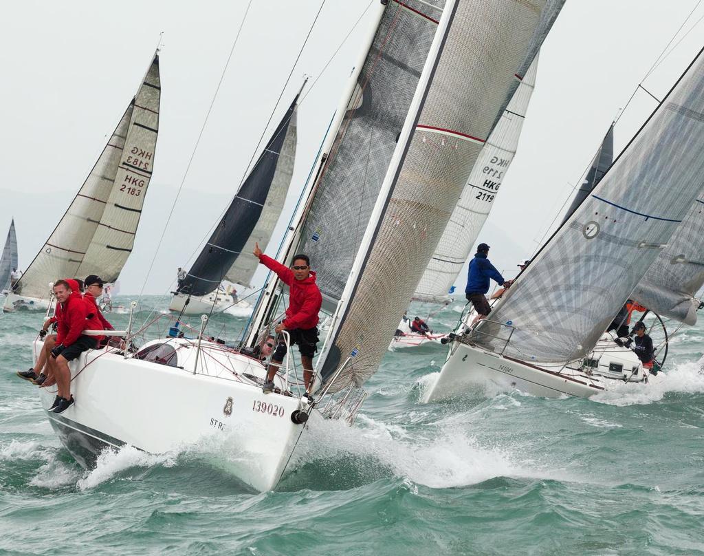 Red Kite wins an IRC 2 start © RHKYC / Guy Nowell