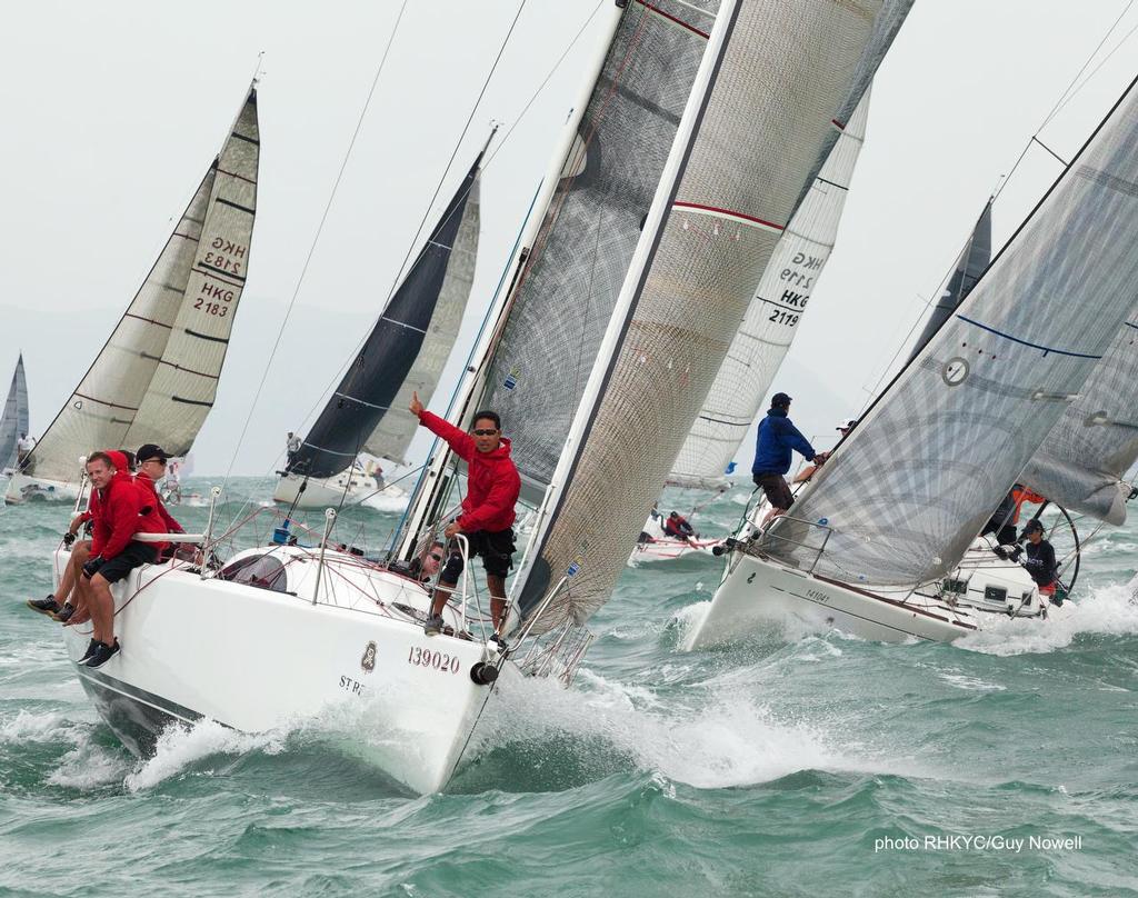 St Regis China Coast Regatta 2013 -  Race day 3 - Red Kite nails an IRC 2 start photo copyright  RHKYC/Guy Nowell http://www.guynowell.com/ taken at  and featuring the  class