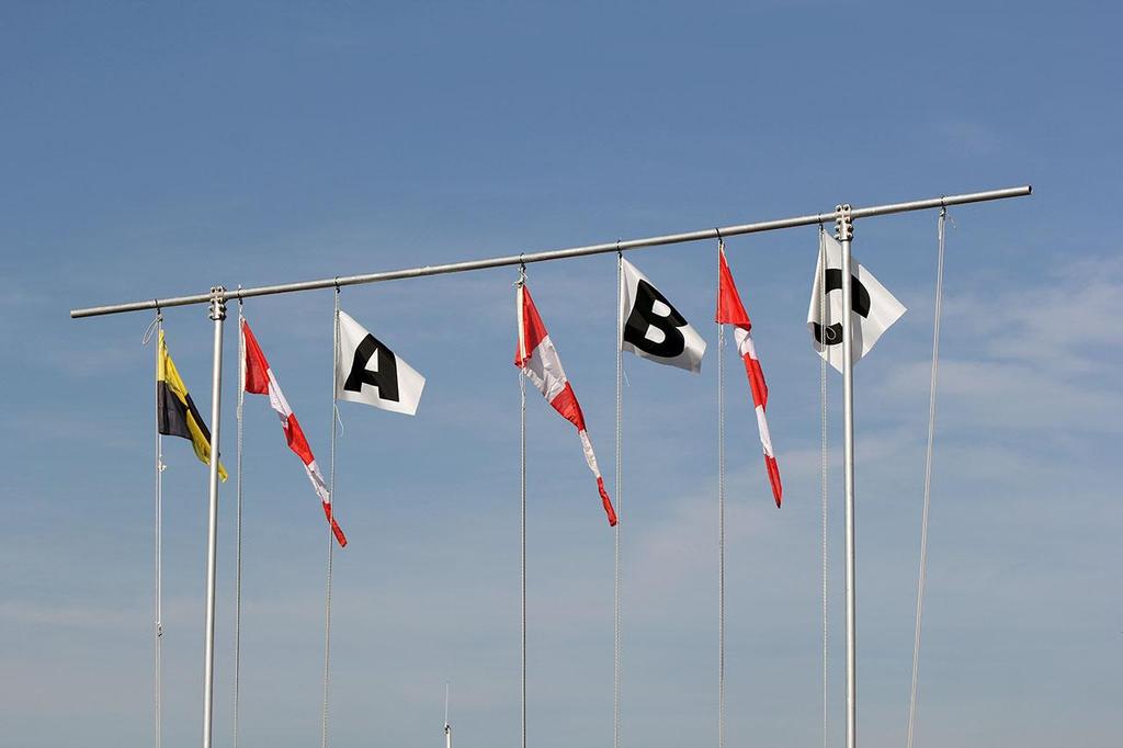 Boat park  - La Semaine Olympique Française de Voile 2013 - Day 1 © Sail-World.com http://www.sail-world.com