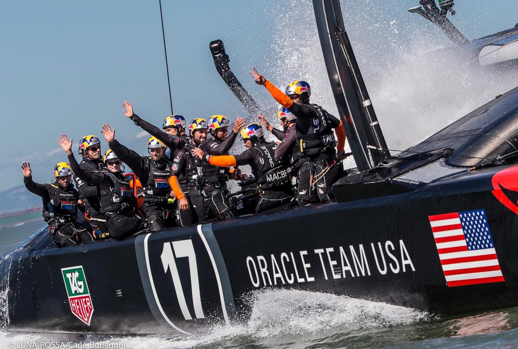 34th America’s Cup final - Oracle Team USA in San Francisco - Race 16
 photo copyright Carlo Borlenghi/Luna Rossa http://www.lunarossachallenge.com taken at  and featuring the  class