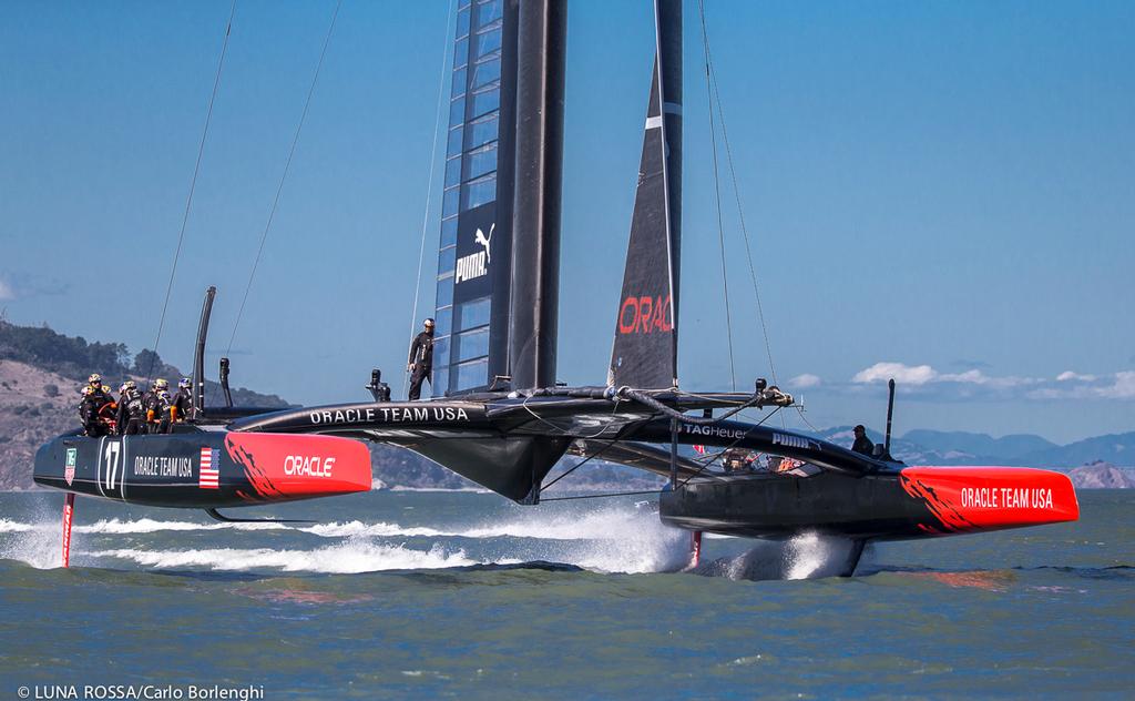 Oracle Team USA - day 13, Race 16 of America’s Cup 34 © Carlo Borlenghi/Luna Rossa http://www.lunarossachallenge.com