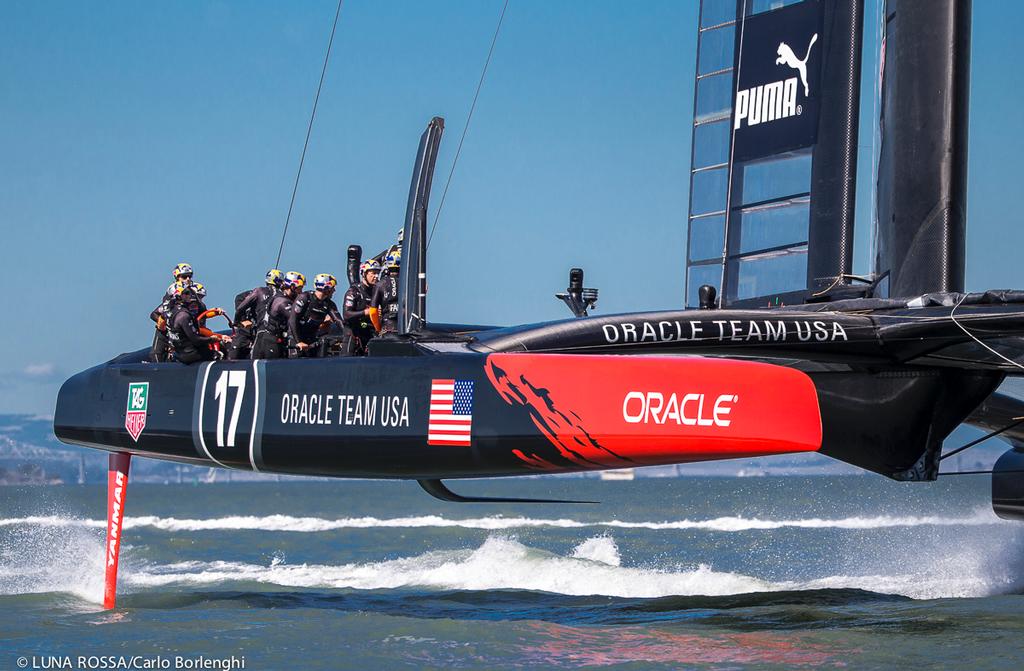America’s Cup final, Oracle Team USA © Carlo Borlenghi/Luna Rossa http://www.lunarossachallenge.com