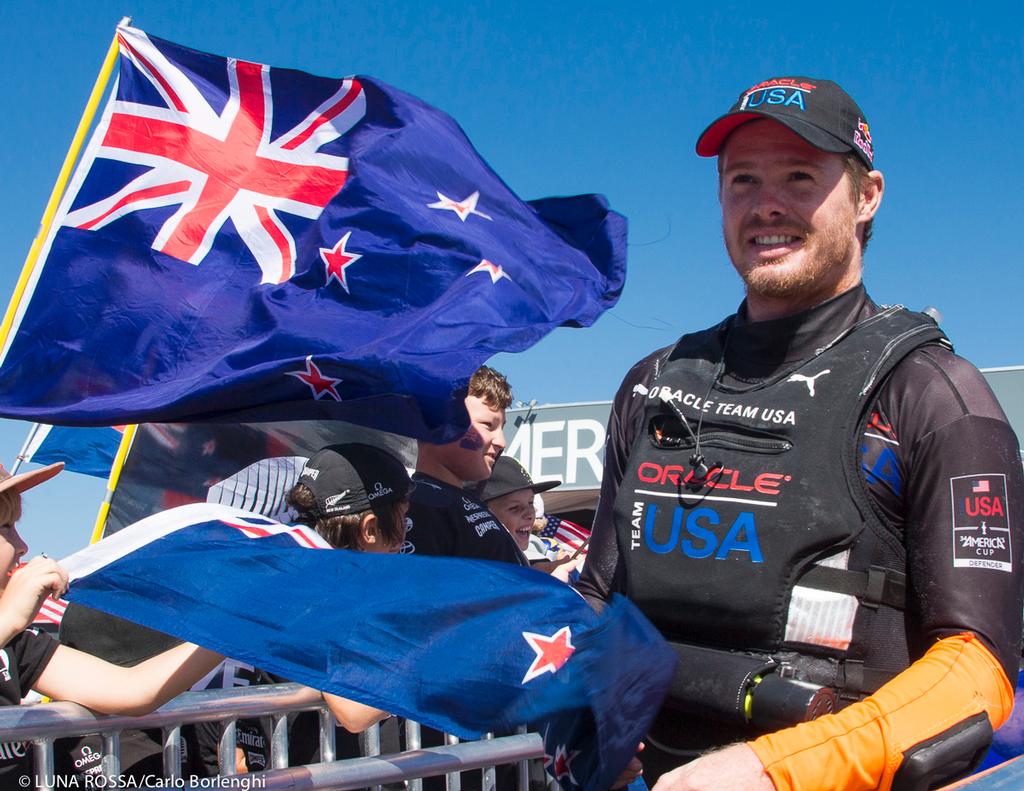 Oracle Team USA:  Tom Slingsby<br />
<br />
 © Carlo Borlenghi/Luna Rossa http://www.lunarossachallenge.com