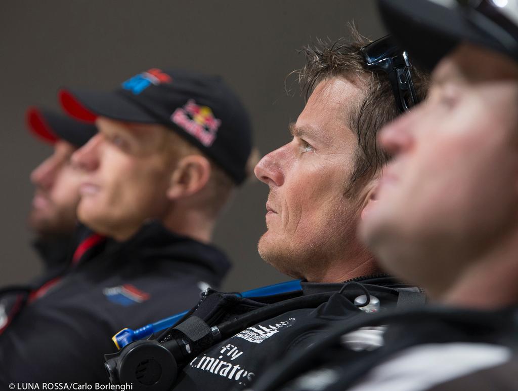 Emirates Team New Zealand skipper Dean Barker 
 photo copyright Carlo Borlenghi/Luna Rossa http://www.lunarossachallenge.com taken at  and featuring the  class