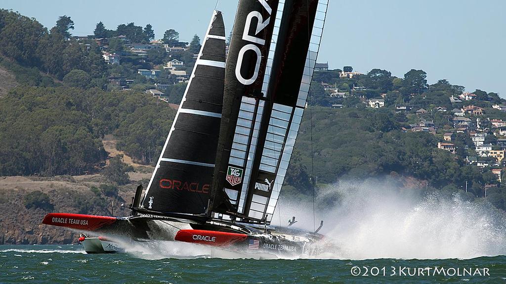 Oracle Team USA - America&rsquo;s Cup - Day 15 photo copyright Kurt Molnar taken at  and featuring the  class