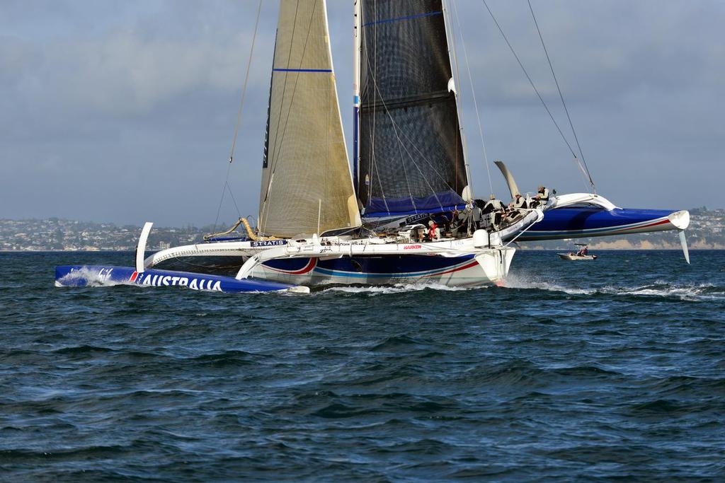 Team Australia sets the record from Sydney to Auckland - October 19, 2013 photo copyright Peter Idoine taken at  and featuring the  class