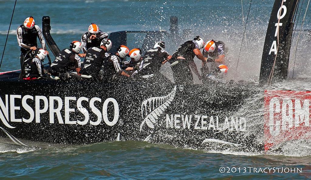 ENTZ on Day 13, America’s Cup 2013 © Tracy St John http://www.stjohnphoto.tv/