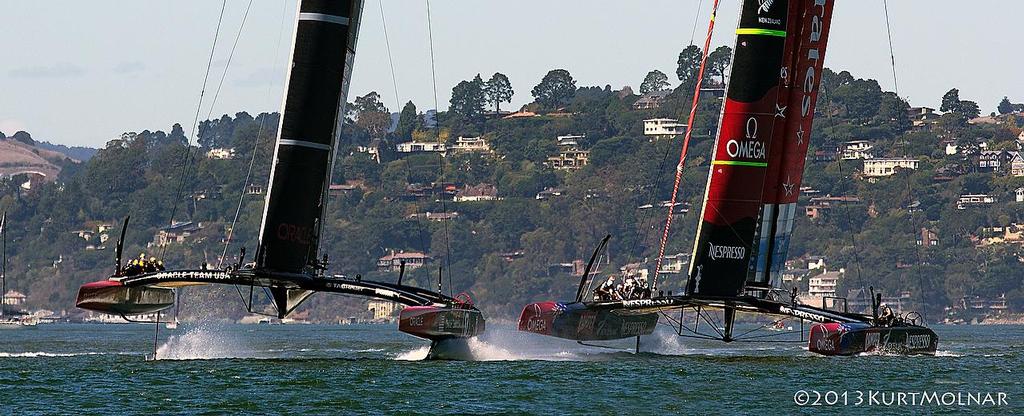 Start 2 USA NZ  - America’s Cup - Day 14 photo copyright Kurt Molnar taken at  and featuring the  class